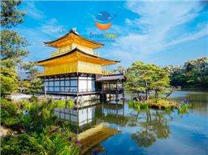 Kinkakuji ngôi chùa được dát bằng vàng thật ở Nhật Bản